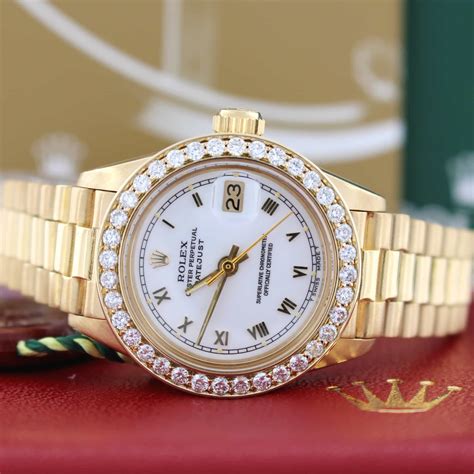 rolex president oro 18k|presidential rolex with diamonds price.